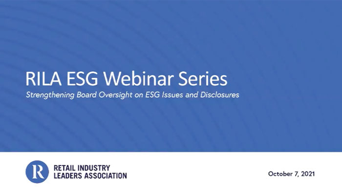 Board Oversight Over ESG Issues and Disclosures Video Thumbnail